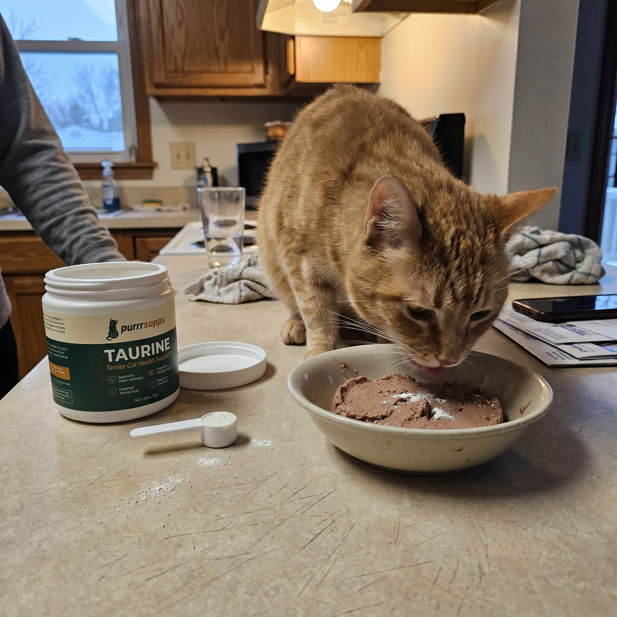 PurrrSupps Taurine Powder for Senior Cats