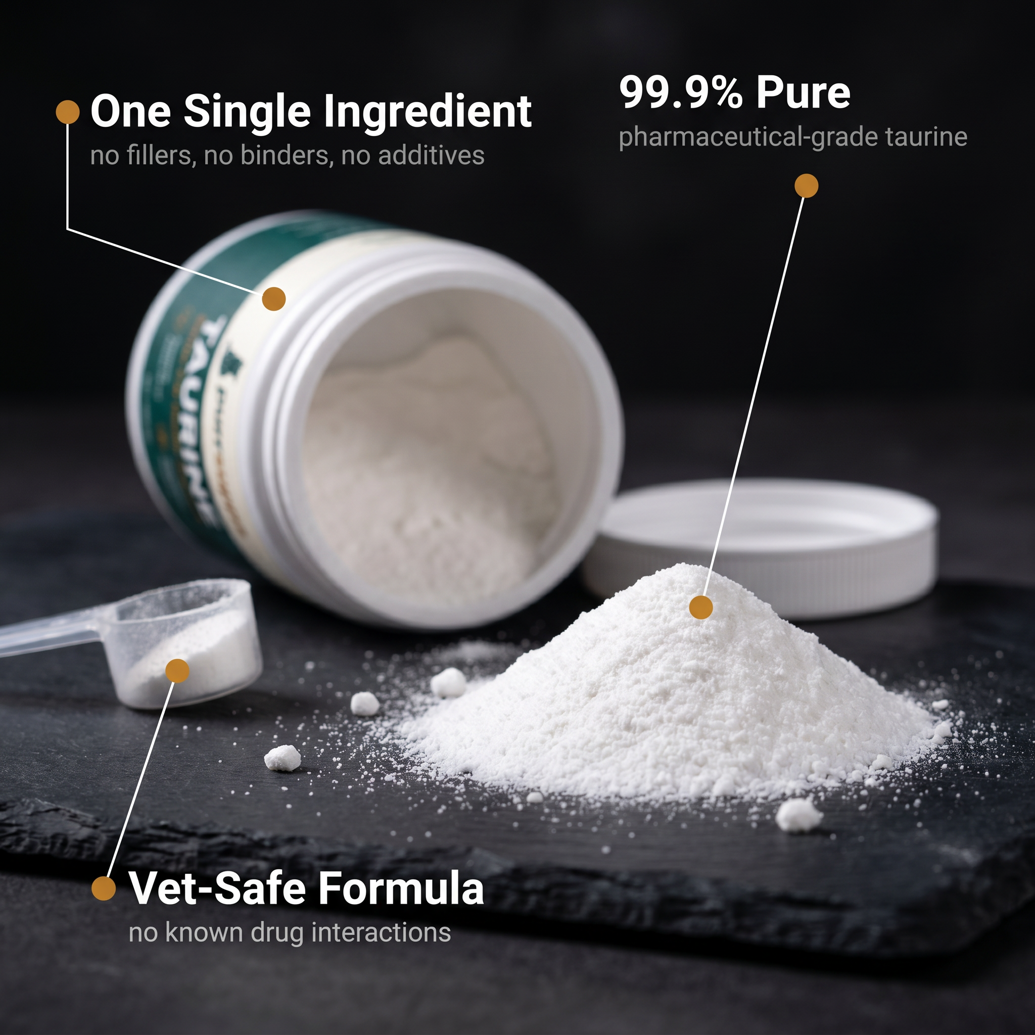 PurrrSupps Taurine Powder for Senior Cats